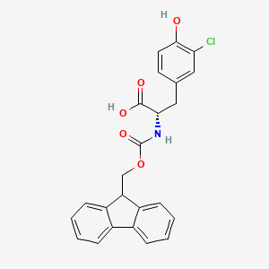 (S)-2-(((9H-fluoren-9-yl)methoxy)carbonylamino)-3-(3-chloro-4-hydroxyphenyl)propanoic acid - (478183-58-3)