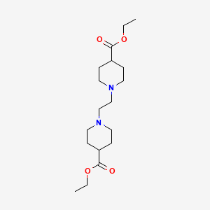 ethyl 1-[2-(4-ethoxycarbonyl-1-piperidyl)ethyl]piperidine-4-carboxylate - (494778-36-8)