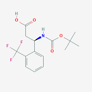 (R)-BOC-2-(TRIFLUOROMETHYL)-BETA-PHE-OH - (501015-17-4)