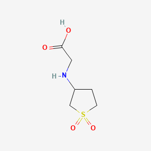 [(1,1-DIOXIDOTETRAHYDROTHIEN-3-YL)AMINO]ACETIC ACID - (51070-56-5)