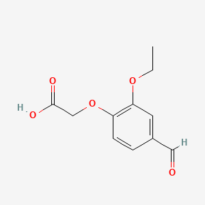 2-(2-ethoxy-4-formylphenoxy)acetic acid - (51264-76-7)