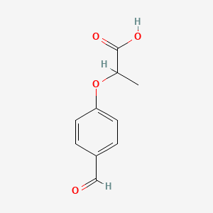2-(4-FORMYL-PHENOXY)-PROPIONIC ACID - (51264-78-9)