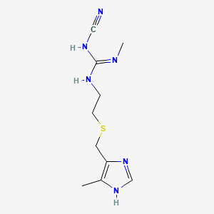 1-cyano-2-methyl-3-[2-[(5-methyl-1H-imidazol-4-yl)methylsulfanyl]ethyl]guanidine - (51481-61-9)