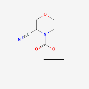 tert-butyl 3-cyanomorpholine-4-carboxylate - (518047-40-0)