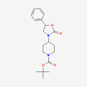 tert-butyl 4-(2-oxo-5-phenyloxazolidin-3-yl)piperidine-1-carboxylate - (521979-95-3)