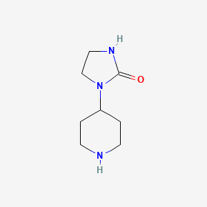 2-IMidazolidinone, 1-(4-piperidinyl)- - (52210-86-3)