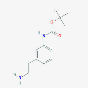 [3-(2-AMINO-ETHYL)-PHENYL]-CARBAMIC ACID TERT-BUTYL ESTER - (522602-16-0)