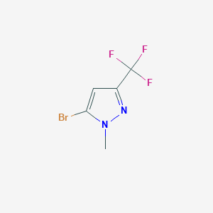 5-Bromo-1-methyl-3-(trifluoromethyl)-1H-pyrazole - (524740-42-9)