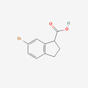 6-BROMO-2,3-DIHYDRO-1H-INDENE-1-CARBOXYLIC ACID - (52651-16-8)