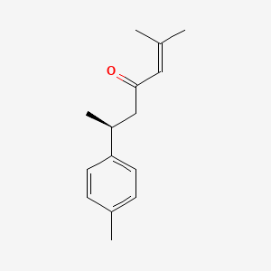 2-Hepten-4-one, 2-methyl-6-(4-methylphenyl)-, (6S)- - (532-65-0)
