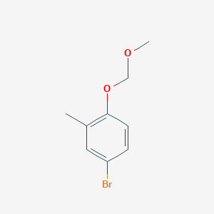 4-Bromo-1-(methoxymethoxy)-2-methylbenzene - (533884-36-5)