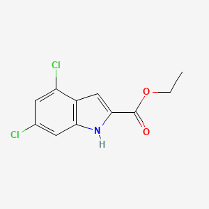 1H-Indole-2-carboxylic acid, 4,6-dichloro-, ethyl ester - (53995-82-7)