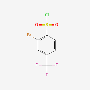 2-Bromo-4-(trifluoromethyl)benzene-1-sulfonyl chloride - (54403-98-4)