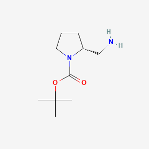 tert-butyl (2R)-2-(2-aminoethyl)pyrrolidine-1-carboxylate - (550378-07-9)