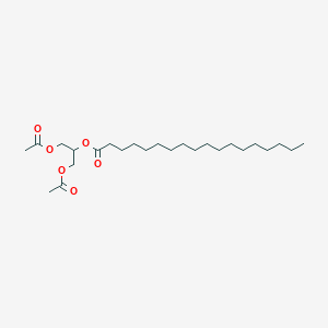 2-(Acetyloxy)octadecanoic acid 1-[(acetyloxy)methyl]ethyl ester - (55401-62-2)