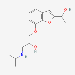 1-((2-(1-Hydroxyethyl)benzofuran-7-yl)oxy)-3-(isopropylamino)propan-2-ol - (55636-92-5)
