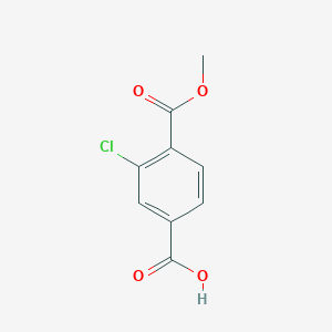 3-Chloro-4-(methoxycarbonyl)benzoic acid - (55737-77-4)
