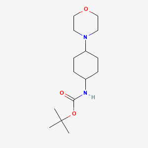 tert-butyl ((1r,4r)-4-Morpholinocyclohexyl)carbaMate - (558442-96-9)