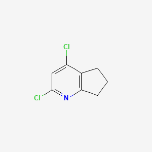 2,4-Dichloro-6,7-dihydro-5H-cyclopenta[b]pyridine - (56946-65-7)