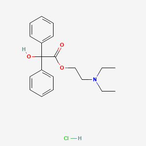 2-(Diethylamino)ethyl 2-hydroxy-2,2-diphenylacetate hydrochloride - (57-37-4)
