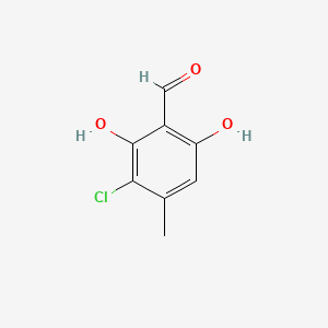 3-Chloro-2,6-dihydroxy-4-methylbenzaldehyde - (57074-21-2)