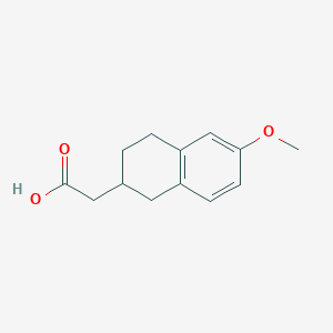 (6-METHOXY-1,2,3,4-TETRAHYDRO-NAPHTHALEN-2-YL)-ACETIC ACID - (57351-00-5)
