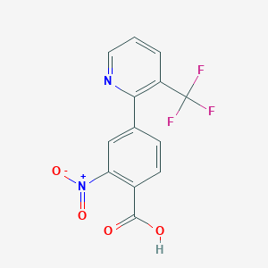 2-nitro-4-(3-trifluoroMethylpyridin-2-yl)benzoic acid - (573676-07-0)