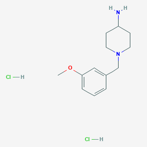 1-[(3-methoxyphenyl)methyl]piperidin-4-amine dihydrochloride - (57645-53-1)
