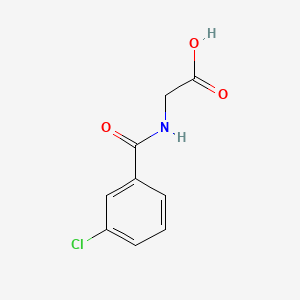 (3-CHLORO-BENZOYLAMINO)-ACETIC ACID - (57728-59-3)