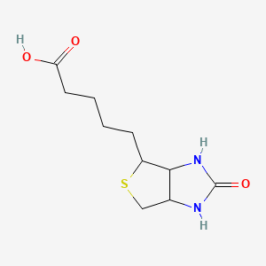 1H-Thieno[3,4-d]imidazole-4-pentanoic acid, hexahydro-2-oxo-, (3aS,4S,6aR)- - (58-85-5)