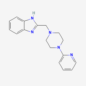 2-[[4-(2-Pyridinyl)-1-piperazinyl]Methyl]-1H-benziMidazole trihydrochloride - (587870-77-7)