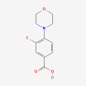 3-Fluoro-4-morpholinobenzoic Acid - (588708-72-9)