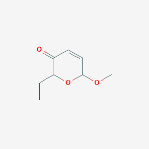 2-Ethyl-6-methoxy-2H-pyran-3(6H)-one - (60249-14-1)