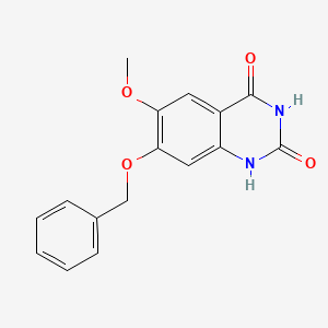 2,4(1H,3H)-Quinazolinedione, 6-methoxy-7-(phenylmethoxy)- - (60548-00-7)