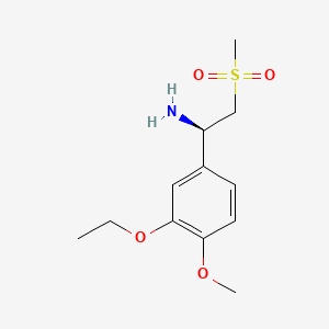 (R)-1-(3-Ethoxy-4-methoxyphenyl)-2-(methylsulfonyl)ethylamine - (608142-27-4)
