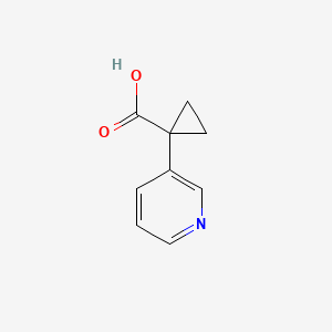 1-(pyridin-3-yl)cyclopropanecarboxylic acid - (610791-39-4)