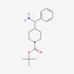 1-Boc-4-[amino(phenyl)methyl]piperidine - (612532-09-9)