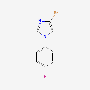 4-BROMO-1-(4-FLUORO-PHENYL)-1H-IMIDAZOLE - (623577-59-3)