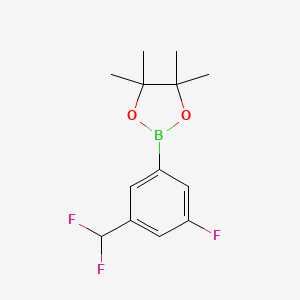 2-(3-(difluoromethyl)-5-fluorophenyl)-4,4,5,5-tetramethyl-1,3,2-dioxaborolane - (627526-04-9)