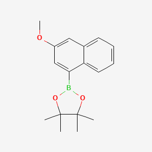 2-(3-methoxynaphthalen-1-yl)-4,4,5,5-tetramethyl-1,3,2-dioxaborolane - (627526-33-4)