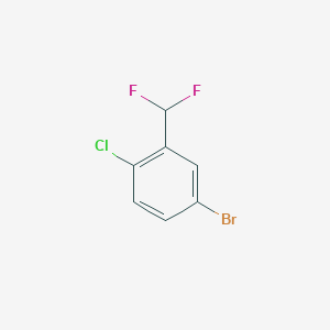 4-BROMO-1-CHLORO-2-(DIFLUOROMETHYL)BENZENE - (627527-07-5)