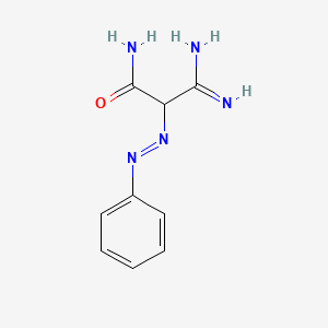 2-FORMAMIDINO-2-PHENYLDIAZOACETAMIDE HYDROCHLORIDE - (6285-64-9)