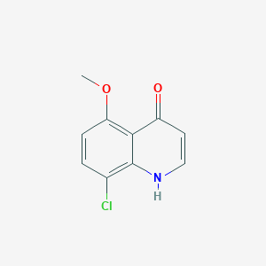 8-Chloro-5-methoxyquinolin-4-ol - (63010-43-5)