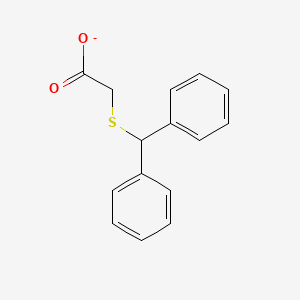 2-(Benzhydrylthio)acetic acid - (63547-22-8)