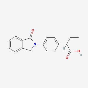 (2S)-2-[4-(3-oxo-1H-isoindol-2-yl)phenyl]butanoic acid - (63610-08-2)