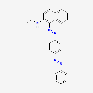 2-Naphthalenamine, N-ethyl-1-[[4-(phenylazo)phenyl]azo]- - (6368-72-5)