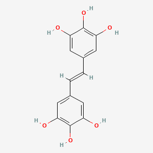 5,5'-(1E)-1,2-Ethenediylbis-1,2,3-benzenetriol - (637776-83-1)