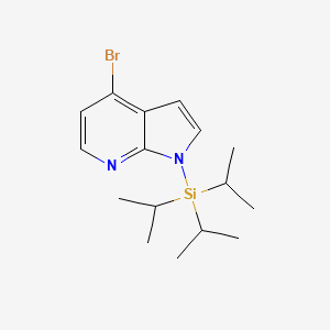 1H-Pyrrolo[2,3-b]pyridine, 4-bromo-1-[tris(1-methylethyl)silyl]- - (640735-24-6)