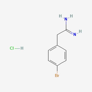 2-(4-BROMO-PHENYL)-ACETAMIDINE HCL - (6487-97-4)