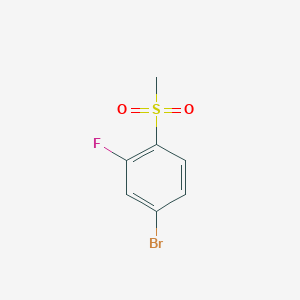4-Bromo-2-fluoro-1-(methylsulfonyl)benzene - (648904-84-1)